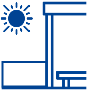 CONTROLLED CAPACITY OF COMMUNAL AREAS AND TERRACES