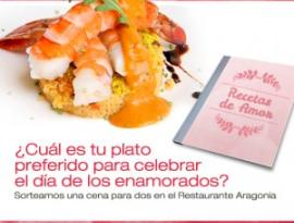 Concurso Recetas de Amor Restaurante Aragonia